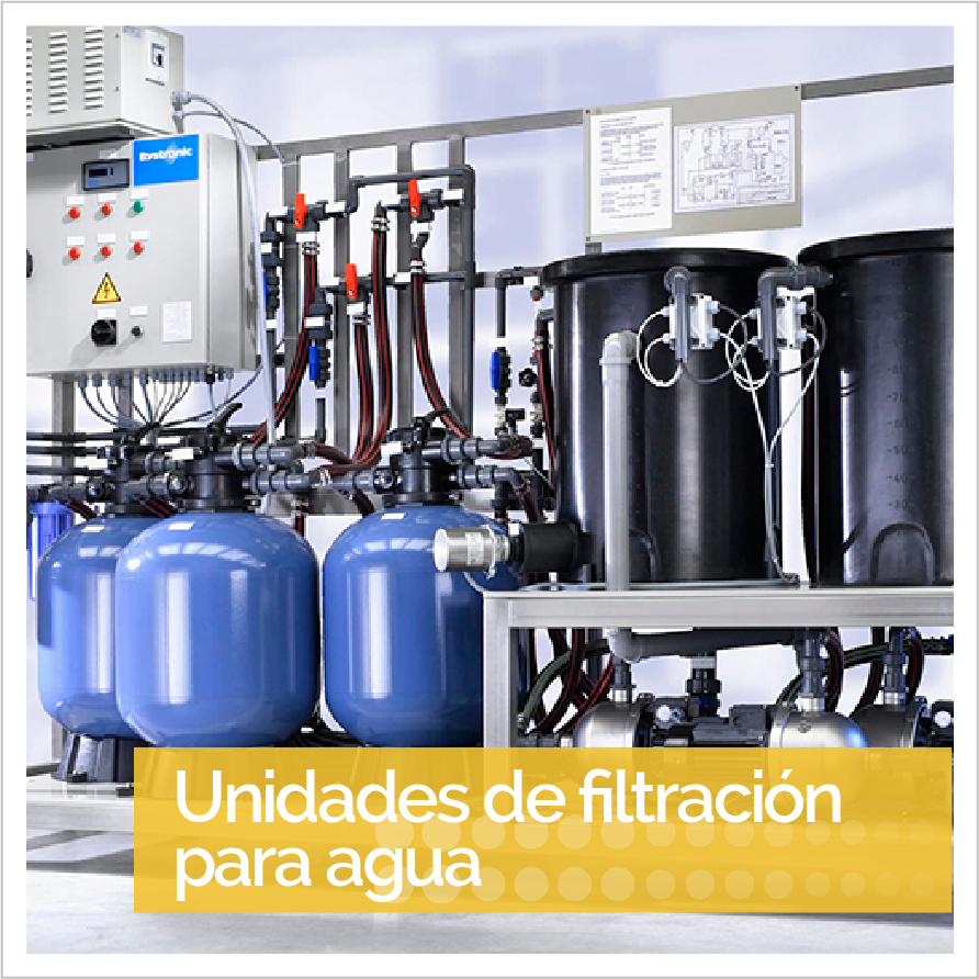 ELEMENTOS FILTRANTES, UNIDADES DE FILTRACIÓN PARA AGUA, ACEITE Y COMBUSTIBLE